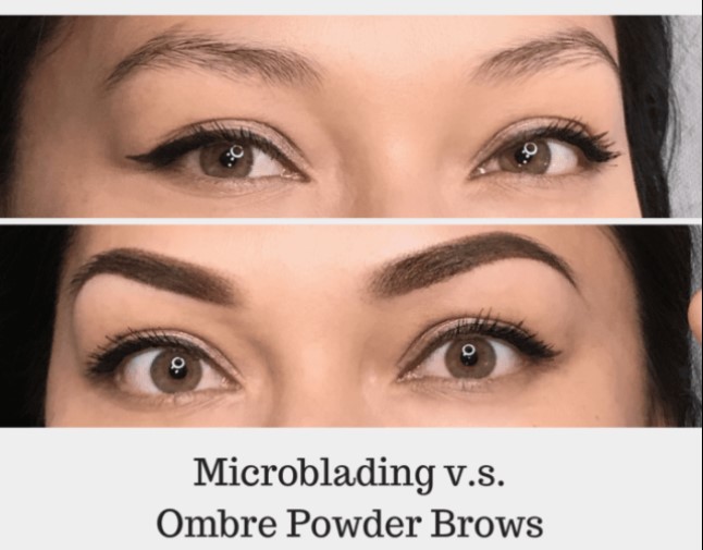 ombre powder brows